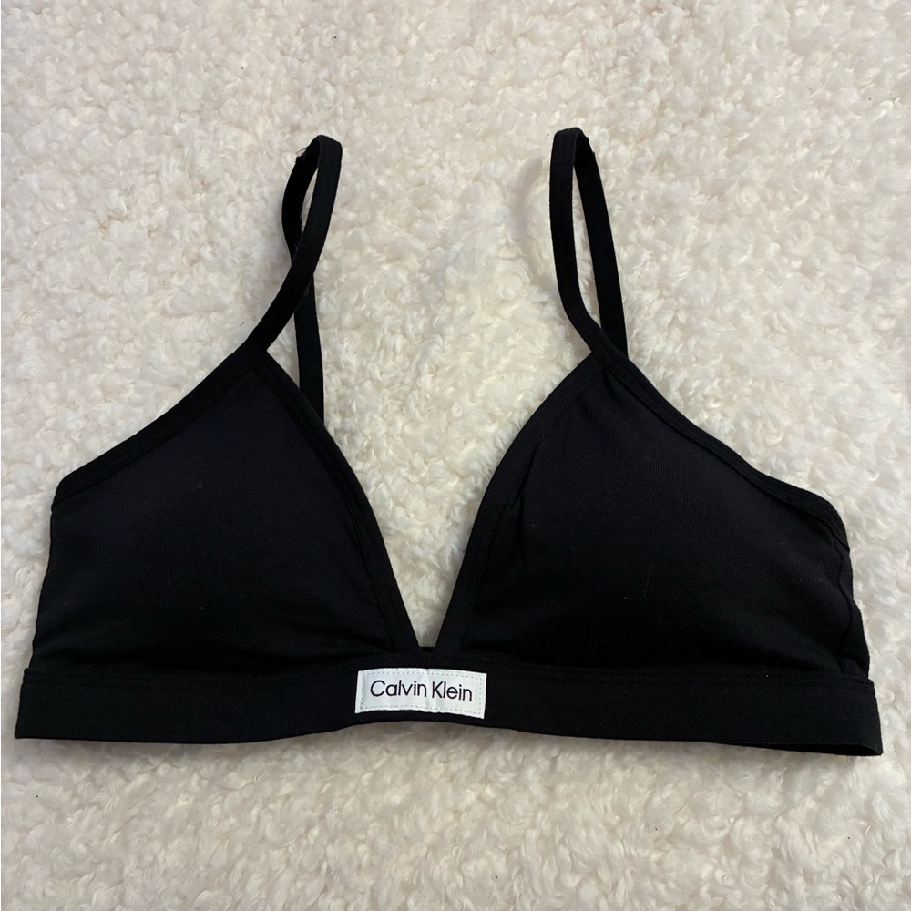 Calvin Klein Black Triangle Bralette